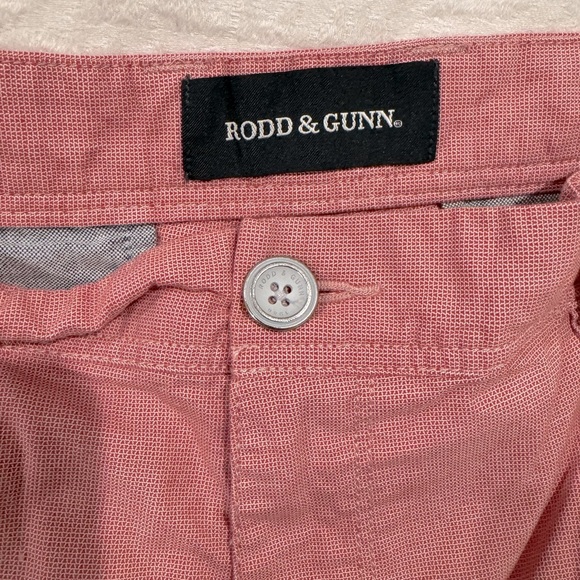 Rodd & Gunn Men's The Gunn 9" Cotton Blend Short coral red 36 - Picture 4 of 11